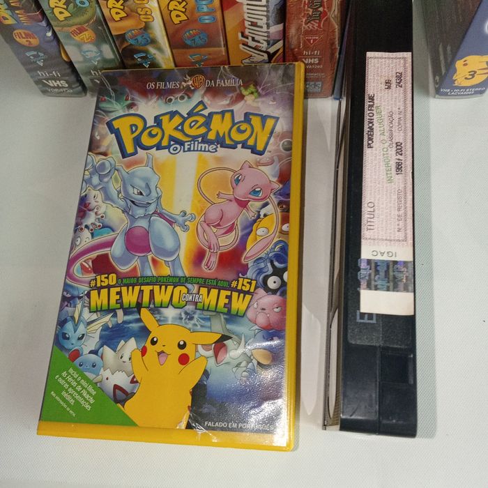 Cassetes VHS Dragons Ball Pokémon Yu-Gi-Oh !