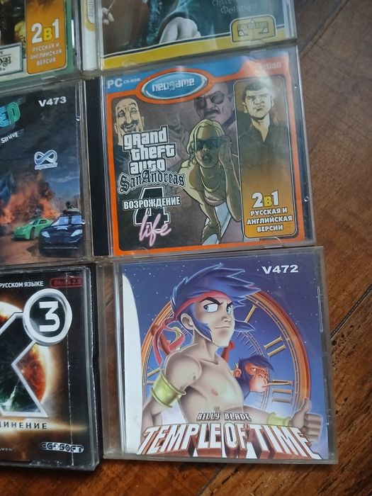 Игры на дисках dvd