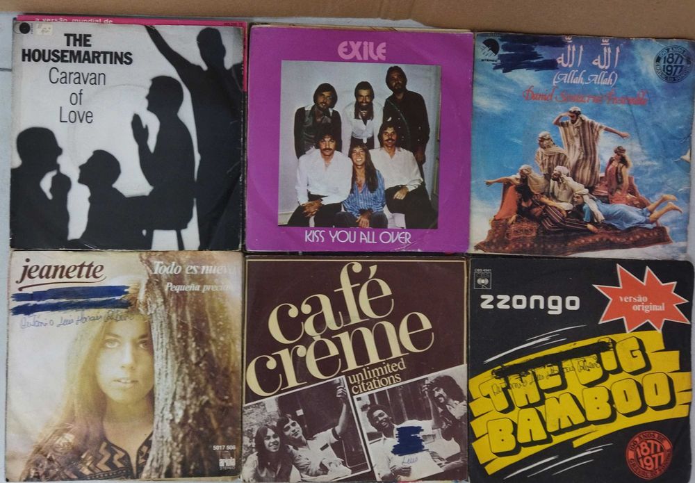 Vinil. Lote 50 Singles Música Internacional