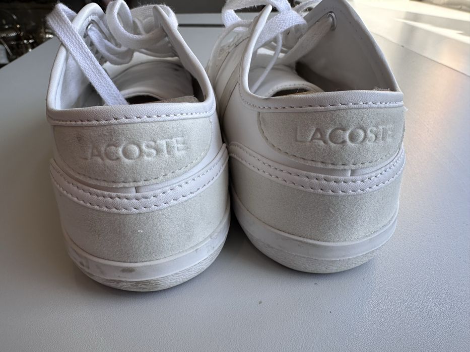 Кеди LACOSTE білі 39 розмір