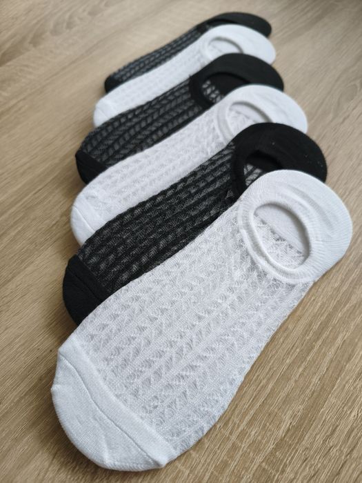 6pack, 6par, skarpetki ażurowe, koronkowe skarpetki, ażurkowe skarpetki w koronkę 38/39,balerinki