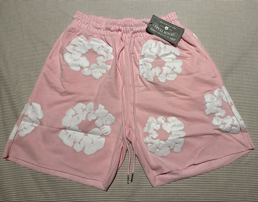 Calções Denim Tears Rosa