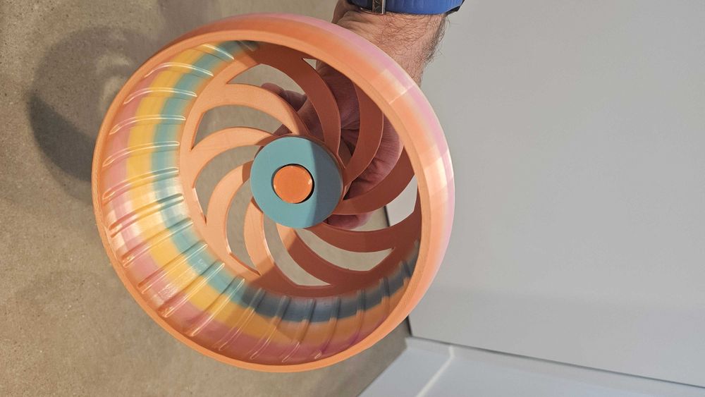 Piękny, cichy kołowrotek-chomik 17 cm średnicy robiony na zamówienie