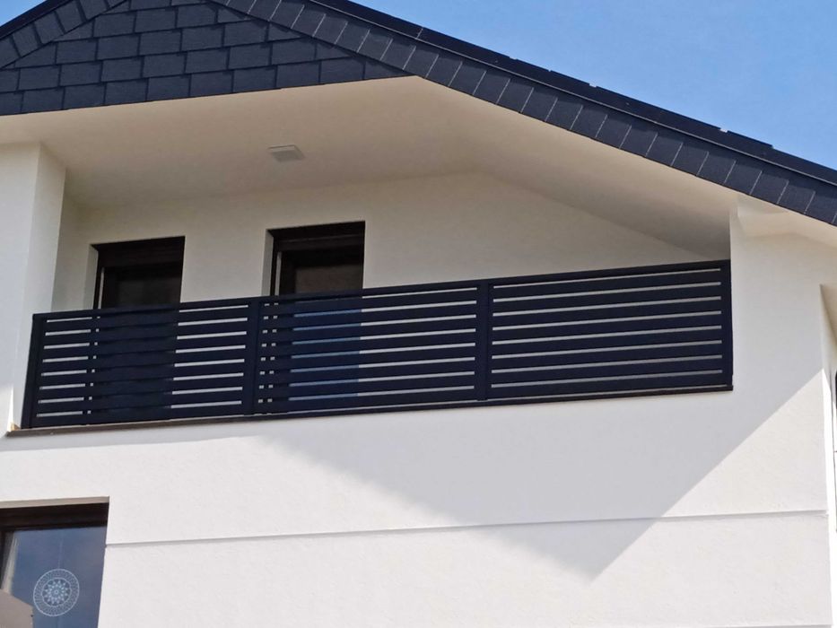 Balustrada aluminiowa wypełnienie 100x20