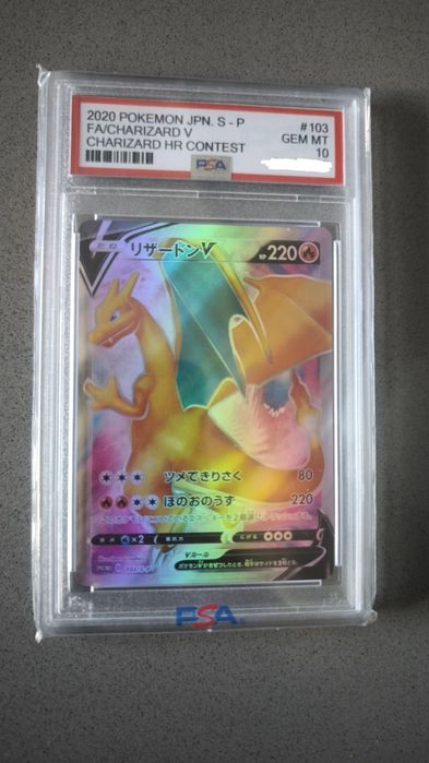 Charizard v psa 10