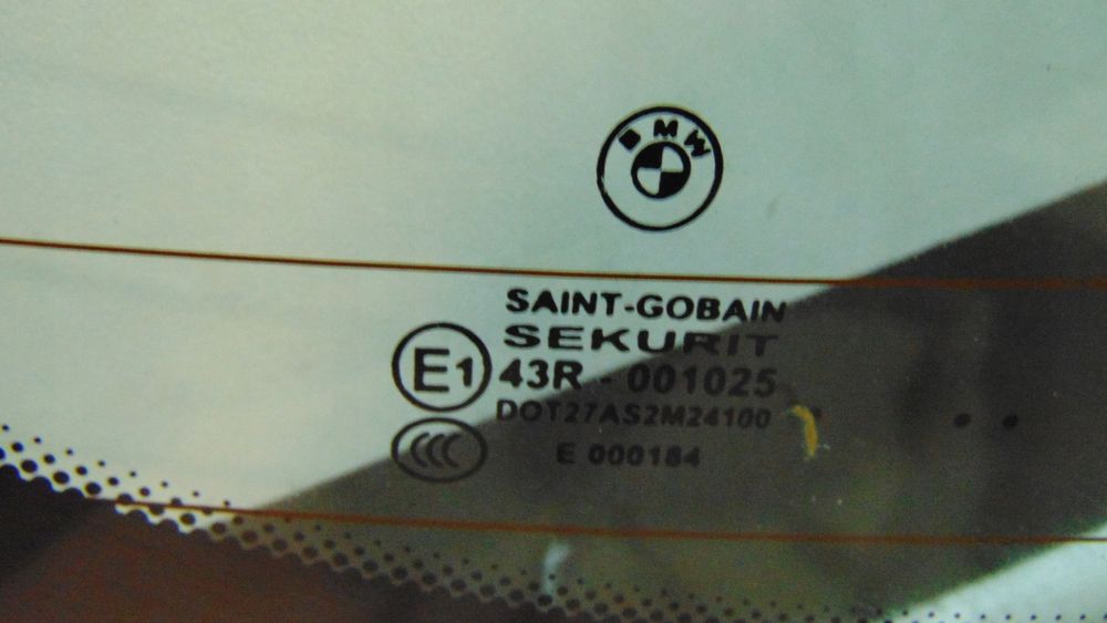 bmw e63 cabrio szyba tylna tył as2