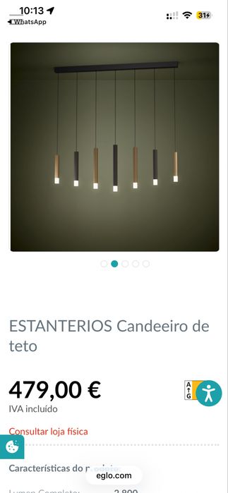 Candeeiro de teto
