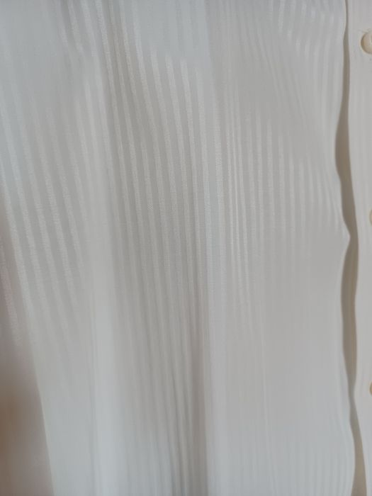 Elegancka koszula męska kołnierzyk 43 wzrost 182-188 kremowa