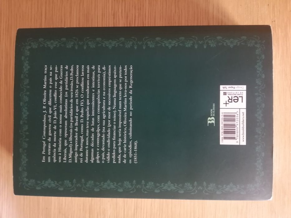 Portugal Contemporâneo de J.P. Oliveira Martins