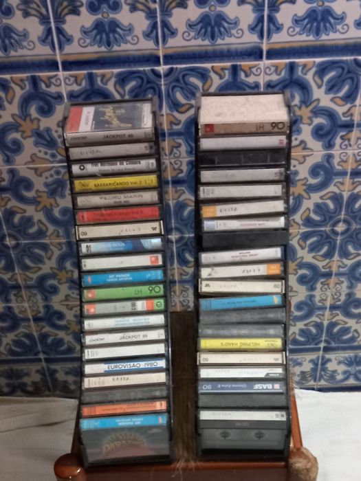 Suporte com cassetes