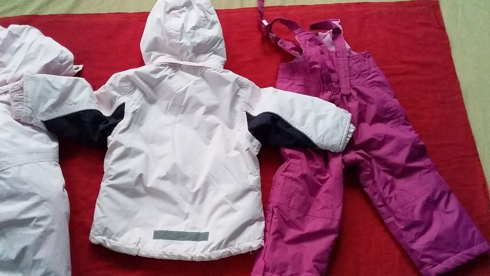 Костюм лижний дитячий для дівчинки мембрана рожевий-alive-86/92;98/104