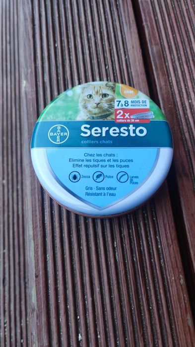 Ошийник котячий від бліх і кліщів Seresto