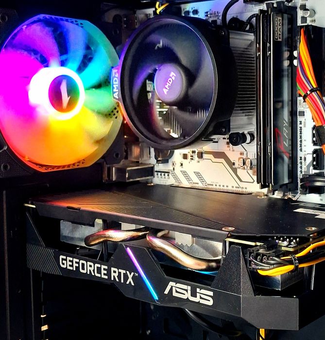 Ryzen 5 3600+ RTX2060+ B450+ 16gb DDR4 игровой компьютер AMD s-AM4 Samsung