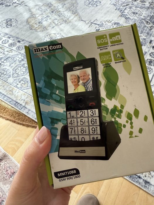 Telefon dla seniora, dla osoby starszej Maxcom