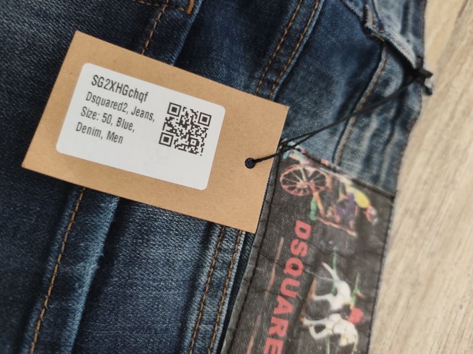 Jeansy Dsquared2 – rozmiar 50 – oryginalne – stan bardzo dobry