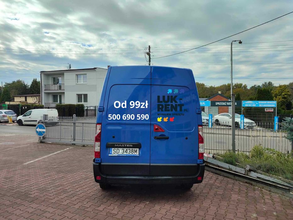 Wynajem Bus Renault Master L3H2 Paka 3,6m Klimatyzacja / Wywrotka 3,5T