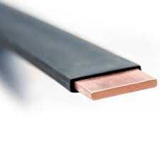 Медная электротехническая шина ШММ, ШМП, изолированная и