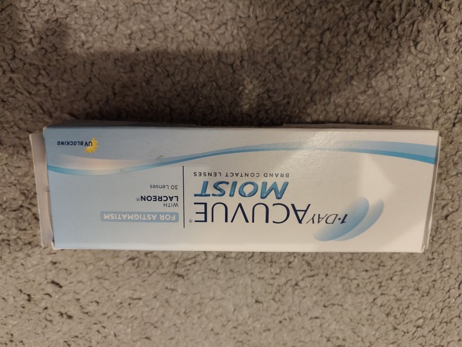 Soczewki kontaktowe 1day acuvue moist dla astygmatykow