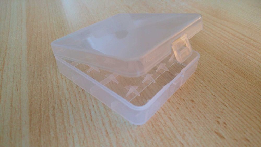 Caixa arrumação de 2 ou 4 pilha bateria 18650