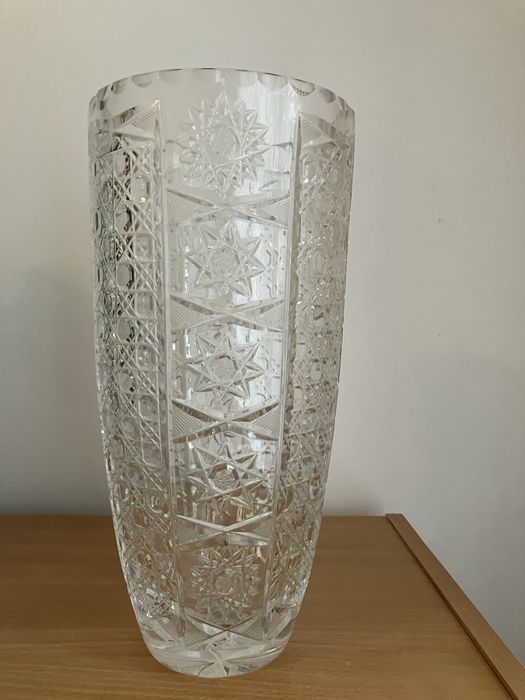 Wazon kryształowy PRL