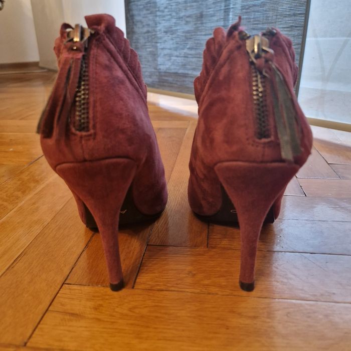 Botki ALDO r.40 w kolorze bordo