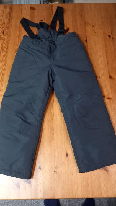 Spodnie zimowe chłopięce od kombinezonu