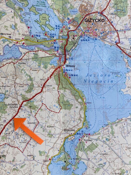 Atrakcyjna nieruchomość rolna 16,58 ha przy dr. kraj. 59 pod Giżyckiem