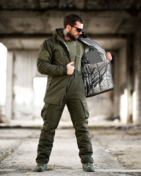 Костюм ЗИМОВИЙ тактичний Хакі ОЛИВА NORTHERN Omni-Heat! Костюм ЗИМА!