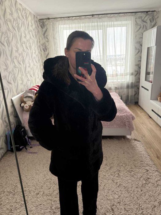 Норковая шуба полушубок BLACKGLAMA оригинал