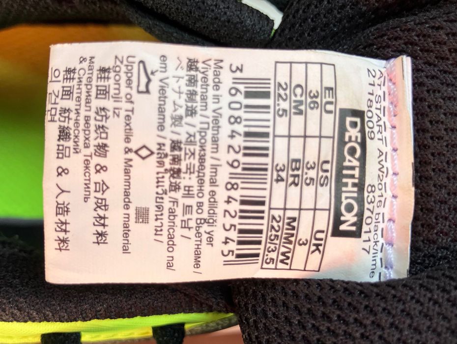 Sapatilhas de bicos / sapatos de corrida em pista