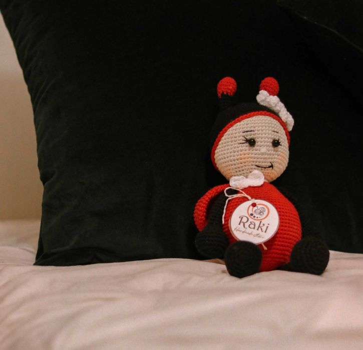 Joaninha amigurumi
