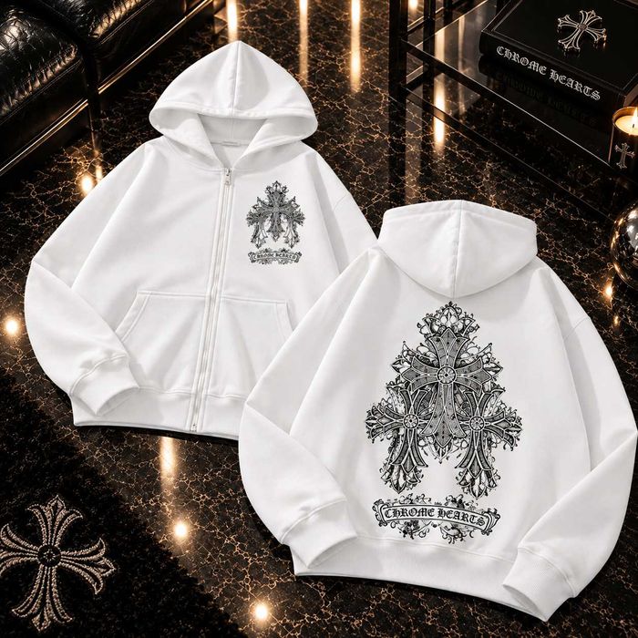 ‼️РОЗПРОДАЖ‼️ Зіп-худ Chrome Hearts, зипка хром хартс/ зіппер/ зіпка /кофта