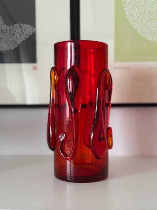 Jerzy Słuczan-Orkusz, wazon, wzór W-525/72, Krakowski Instytut Szkła