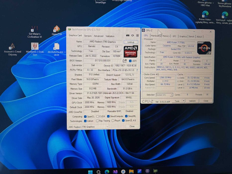Laptop Dell Inspiron 15 3535 32/1024