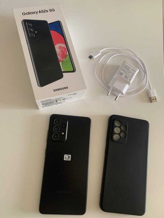 Samsung A52s 5G 128G Preto + Carregador + Capa Preta
