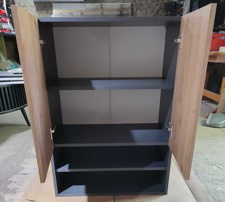 Meble łazienkowe antracyt artisan