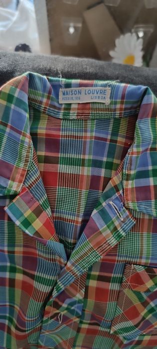 Camisa xadrez de rapaz