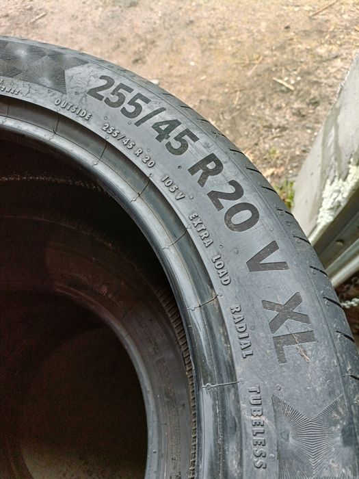 D40, 1 sztuka 255/45r20 Continental PremiumContact 6 z 2020r 6.2mm
