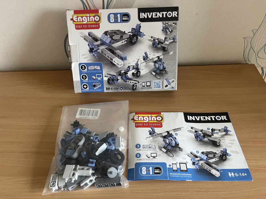 Конструктор Engino inventor 8в1 самолеты, літаки