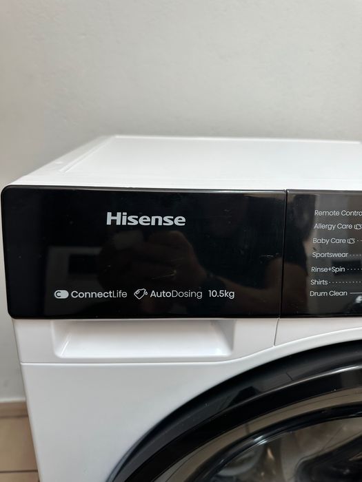 Pralka Hisense ConnectLife AutoDosing 10,5kg 1400obr/min GW