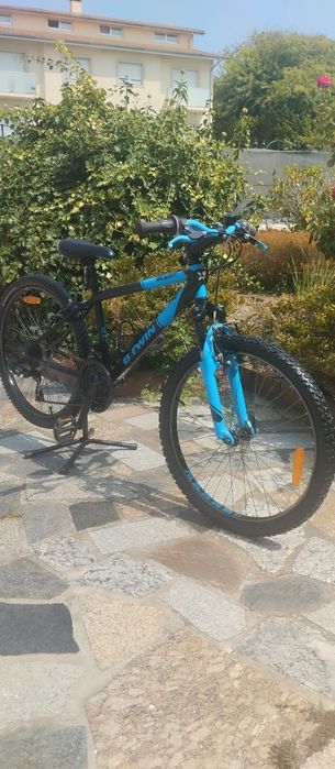 Bicicleta rockrider roda 24 dos 9aos12anos