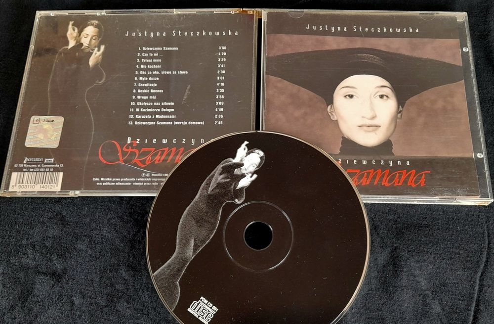 Justyna Steczkowska - Dziewczyna Szamana POM CD 091 pierwsze wydanie Grzegorz Ciechowski Republika Smolik first press 1996 unikat okazja