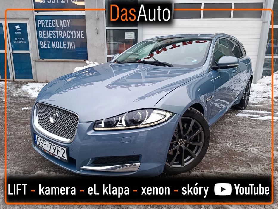 Jaguar XF 2.2 D Sportbrake - LIFT - sprowadzony - zarej. - 2 KPL kół - FILM