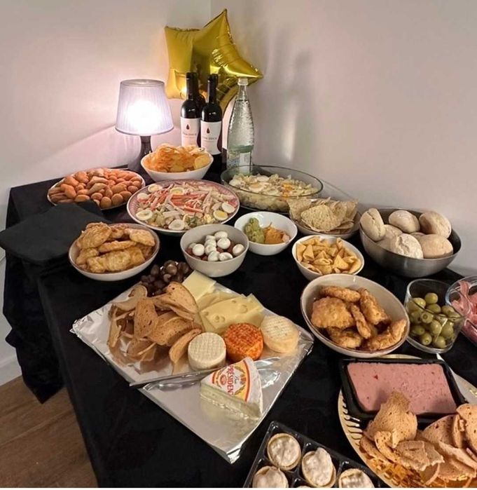 Salgadinhos miniaturas caseiras aniversário