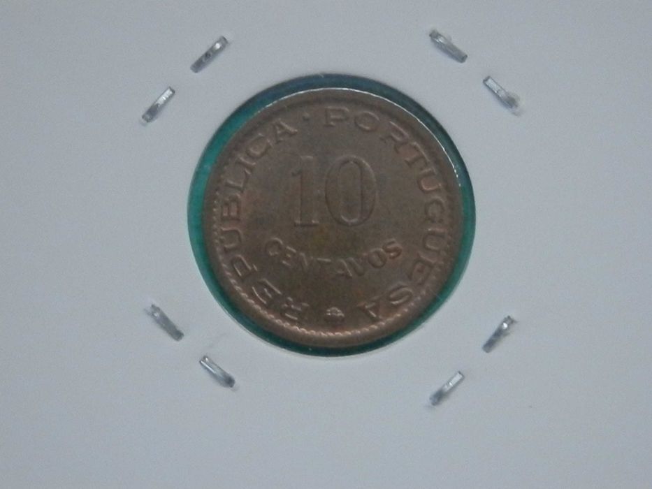 489 - Moçambique: 10 centavos 1960 bronze, por 1,00
