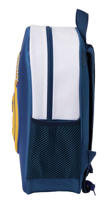 Plecak Przedszkolny Dla Chłopca Piłkarski Real Madryt Niebieski 3D