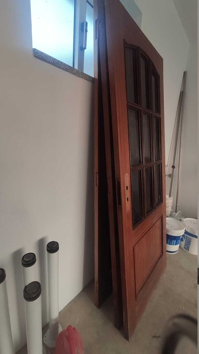 Portas com vitral x3
