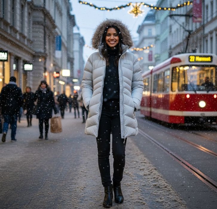 США! Крутий теплий жіночий пуховик Marmot Montreal 700FP Оригінал! XS