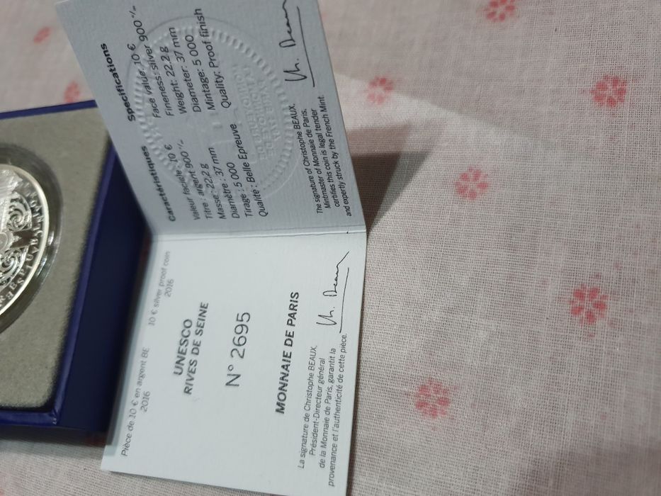 Monnaie de Paris 2016 -10€