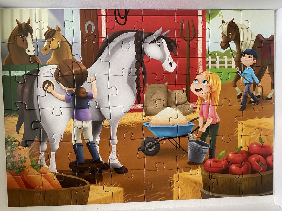 Cavalos figuras, jogos e puzzles